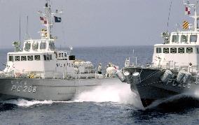 Sea drill for July Okinawa summit conducted